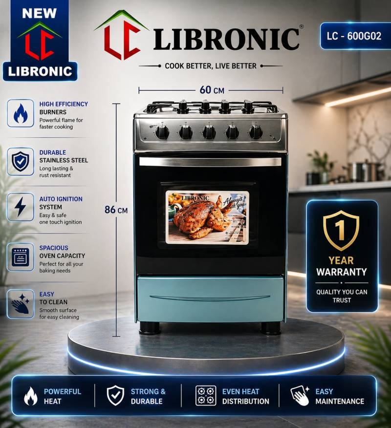 طباخ صالون 4 مشاعل 600G02